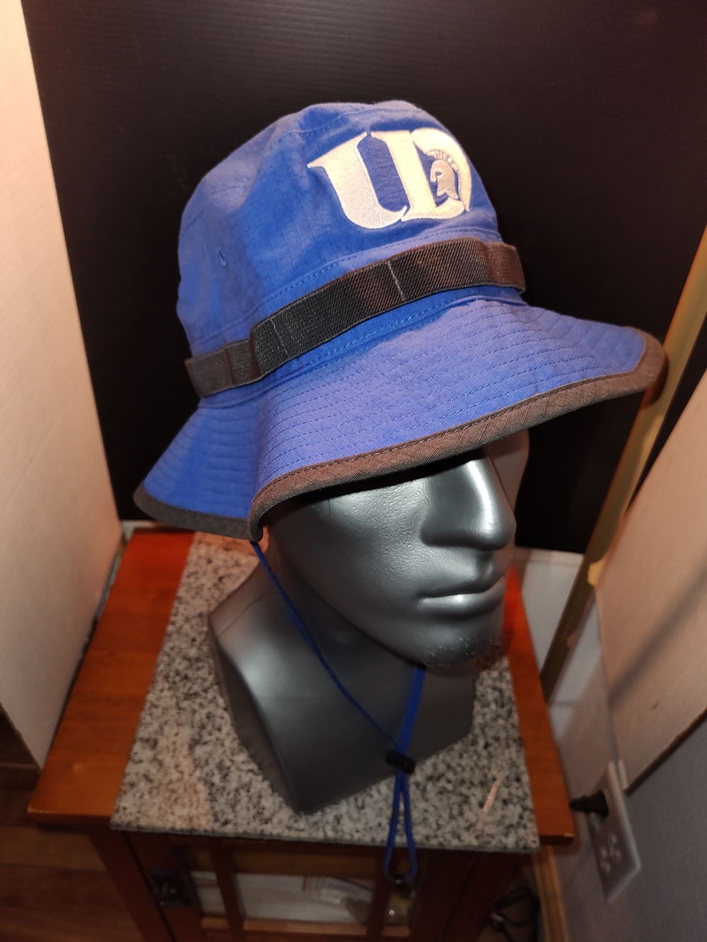 University of Dubuque Spartans Boonie Performance Bucket Hat. Nike. - Picture 6 of 15